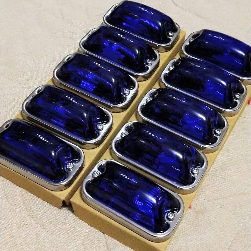 Amazon.co.jp: デコトラ レトロ 角マーカー マーカーランプ るり